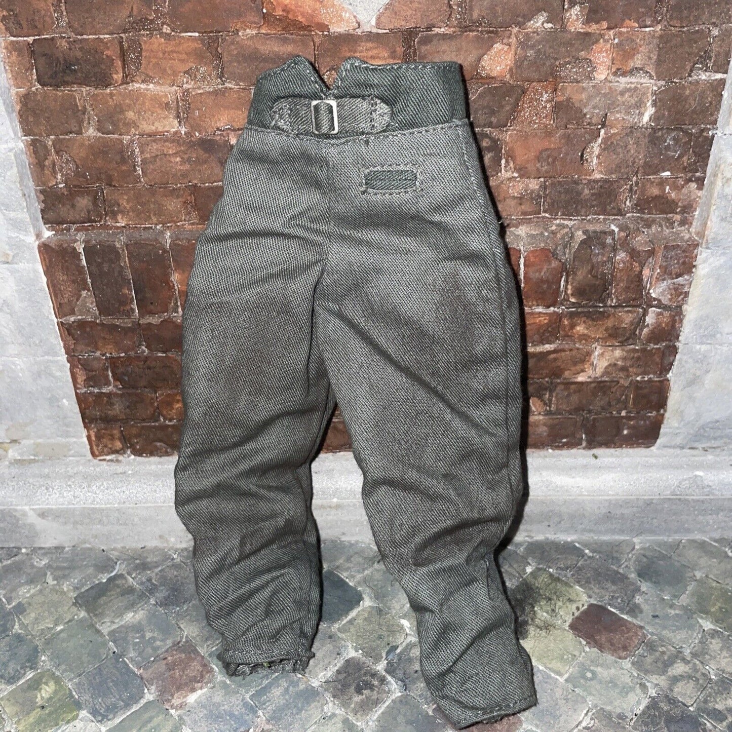 1/6 scale Kitbash WW2 GERMAN GREEN PANTS WEATHERED