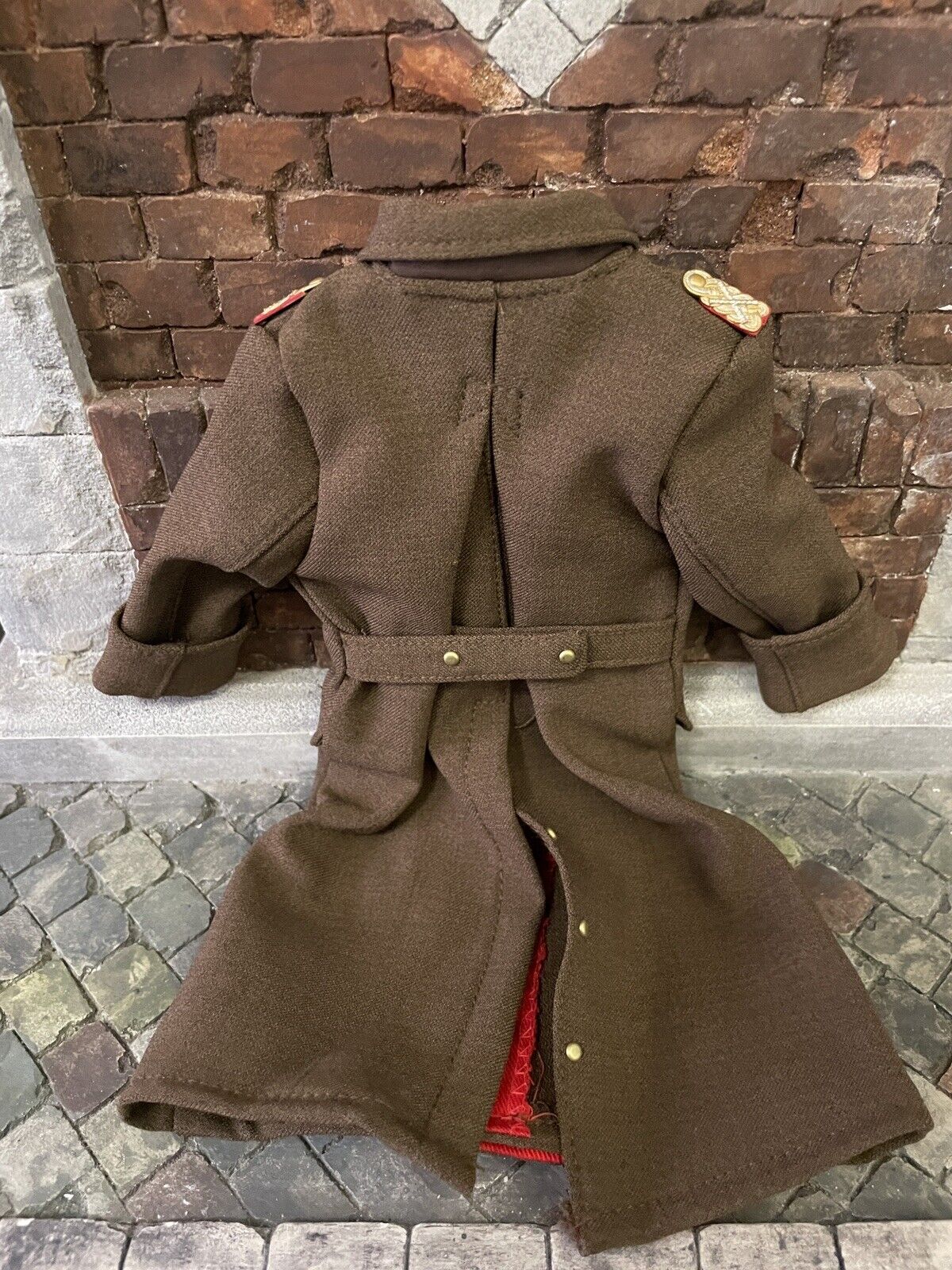 1/6 scale Kitbash WW2 GERMAN  BROWN GENRALS GREAT COAT