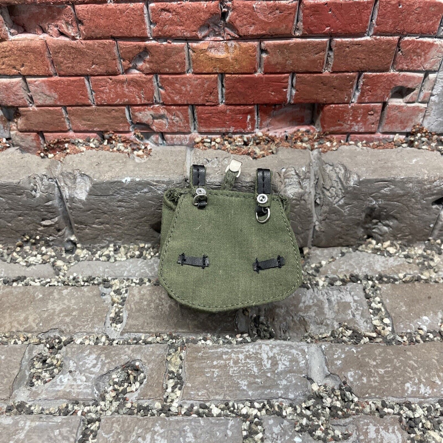 1/6 scale Kitbash WW2 GERMAN GREEN BREAD BAG