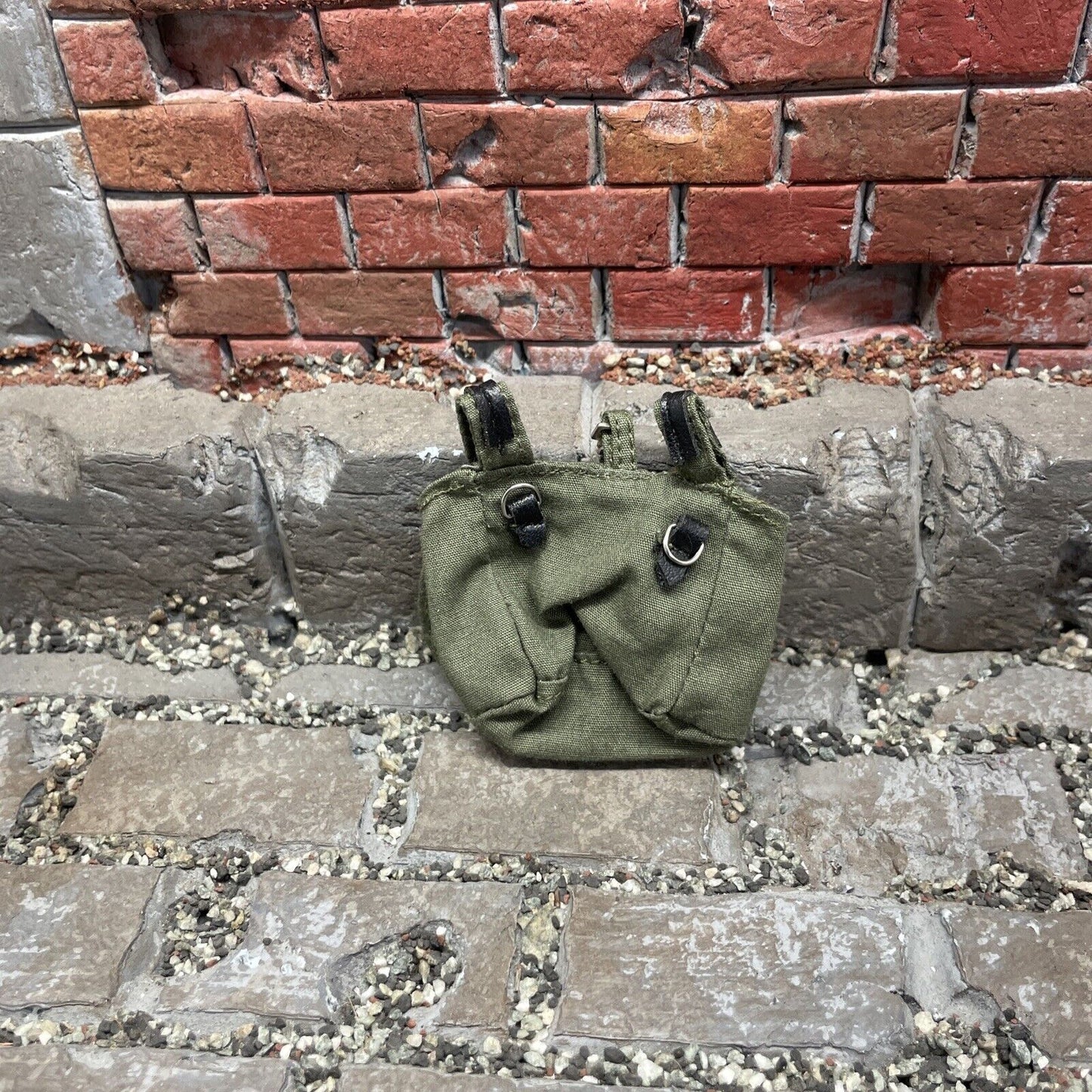 1/6 scale Kitbash WW2 GERMAN GREEN BREAD BAG