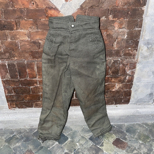 1/6 scale Kitbash WW2 GERMAN GREEN PANTS WEATHERED