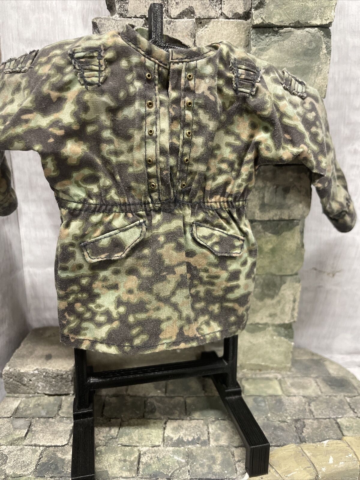 1/6 Scale Ww2 German Elite Ss Blurred Edge Camo Smock