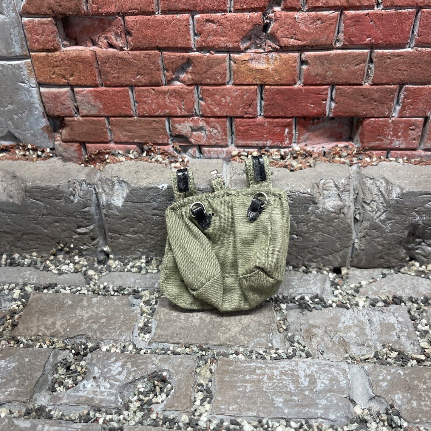 1/6 scale Kitbash WW2 GERMAN GREEN BREAD BAG