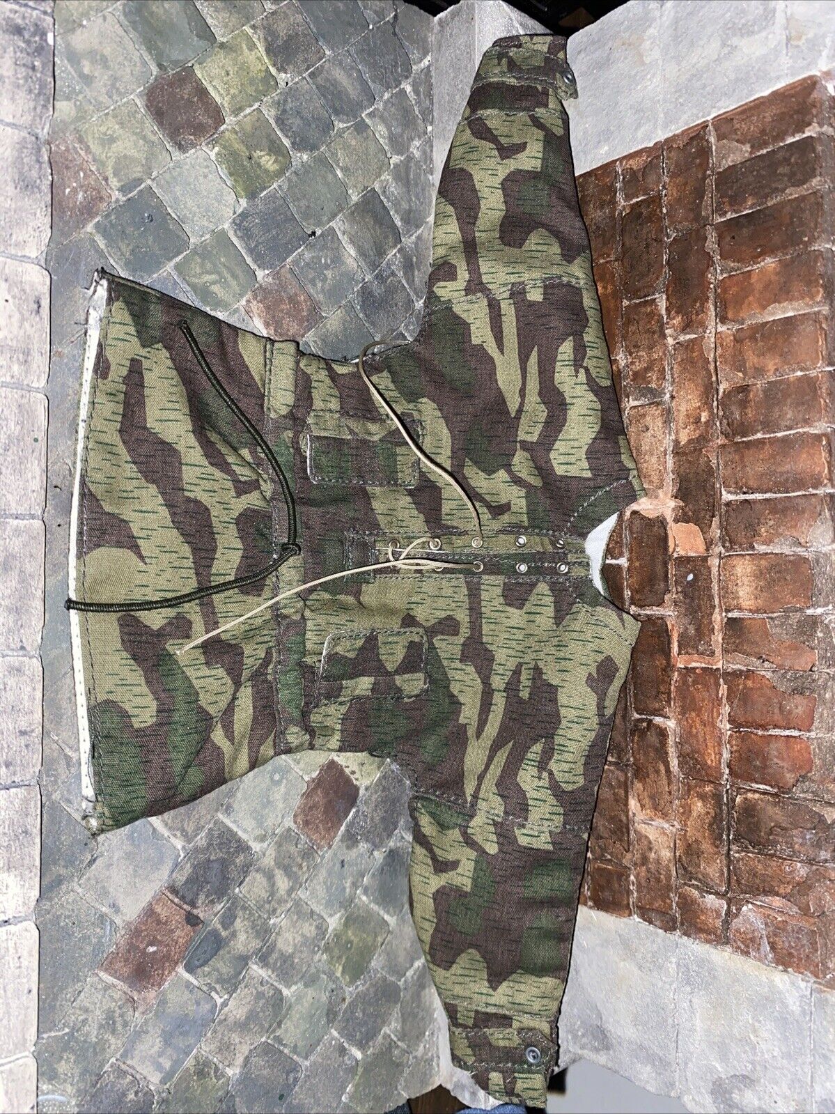 1/6 scale Kitbash WW2 GERMAN SPLINTER CAMO SMOCK REVERSIBLE