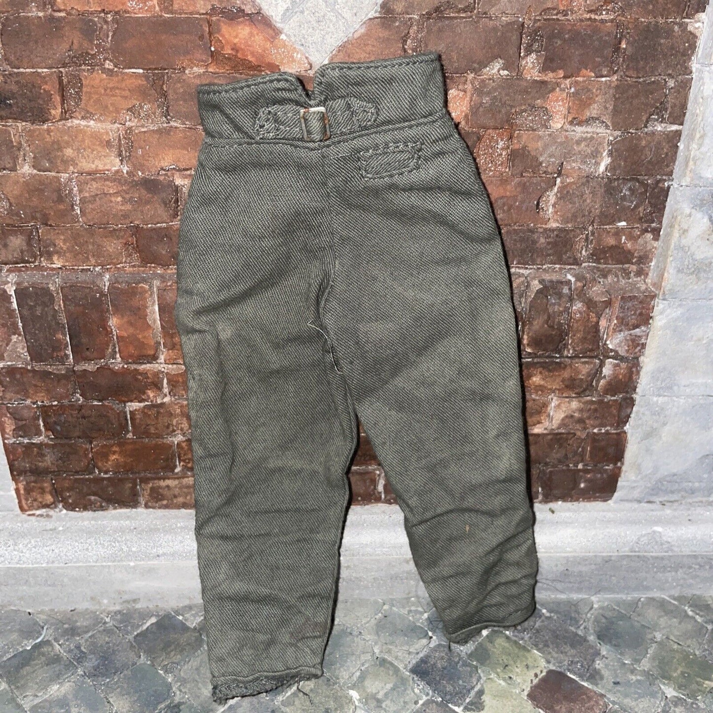 1/6 scale Kitbash WW2 GERMAN GREEN PANTS WEATHERED