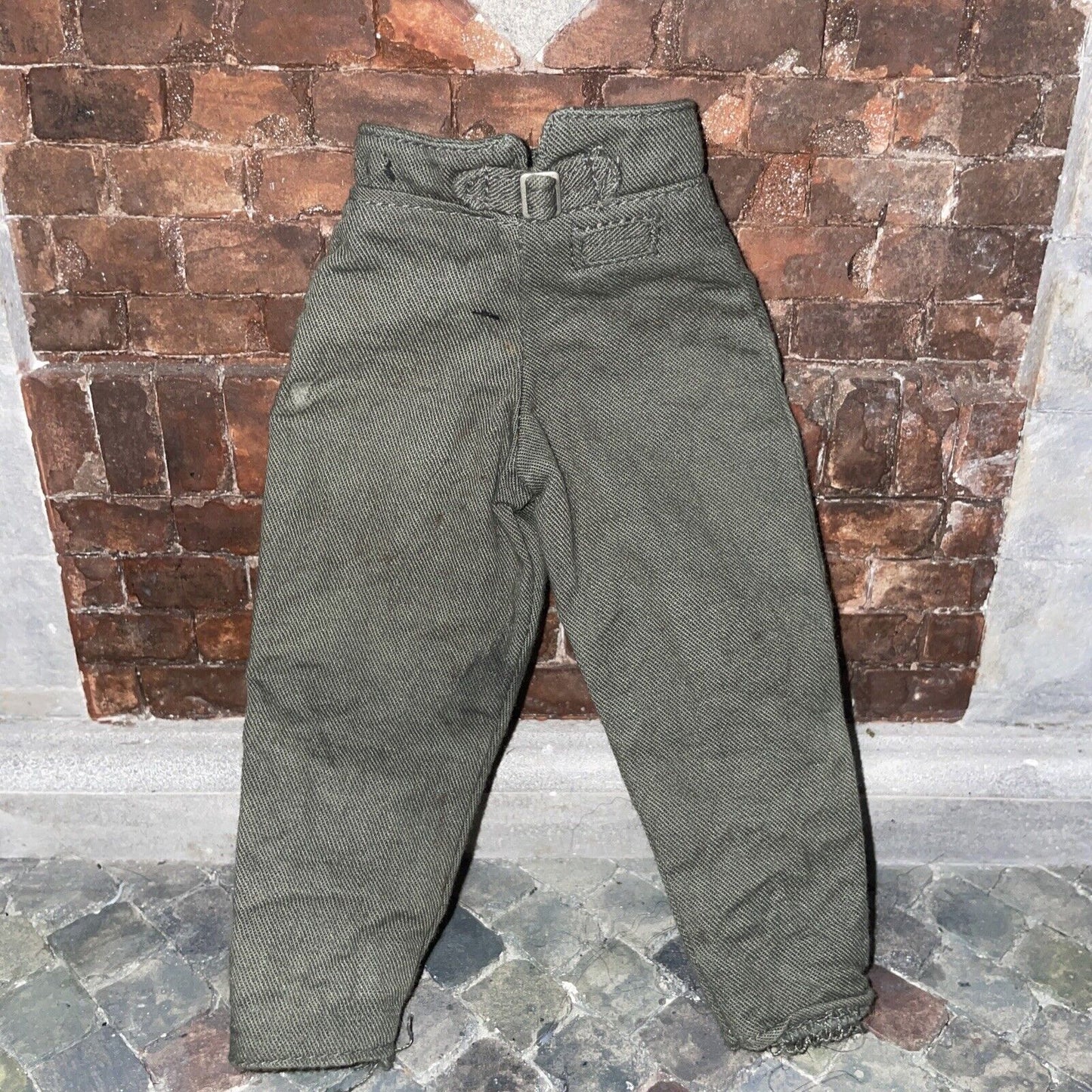 1/6 scale Kitbash WW2 GERMAN GREEN PANTS WEATHERED