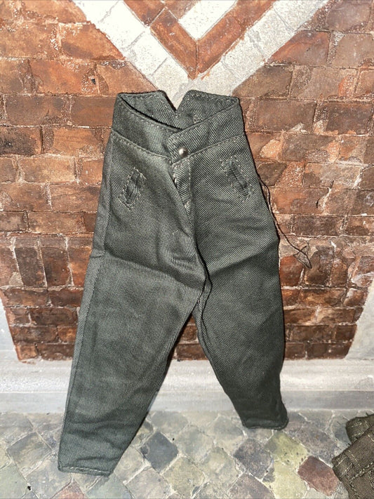 1/6 scale Kitbash WW2 GERMAN WHERMACHT PANTS GREEN